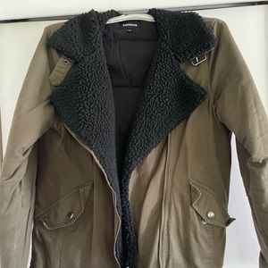 Express Womens bomber warm jacket